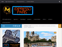 Tablet Screenshot of expressoparis.com